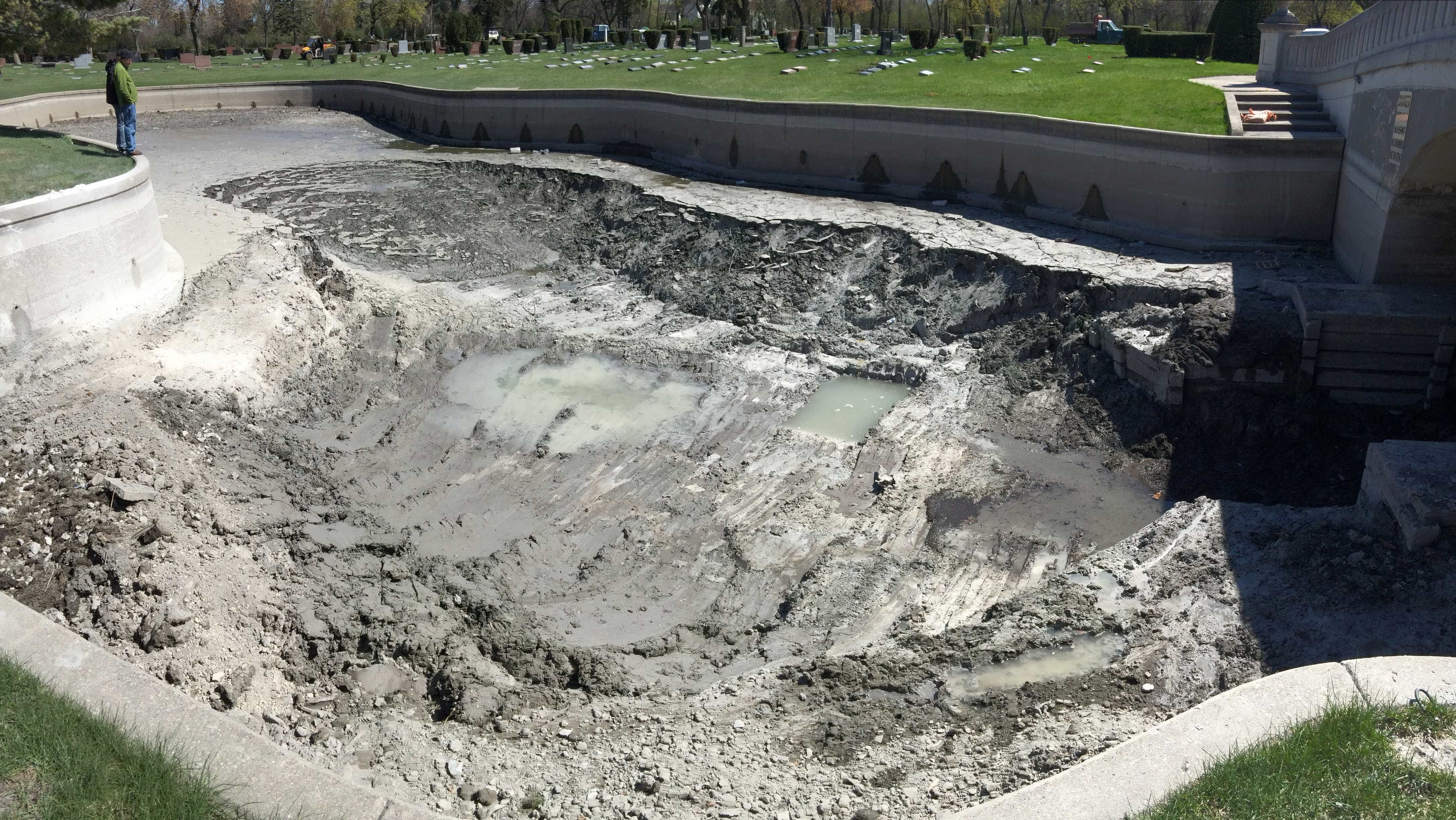 pond excavation